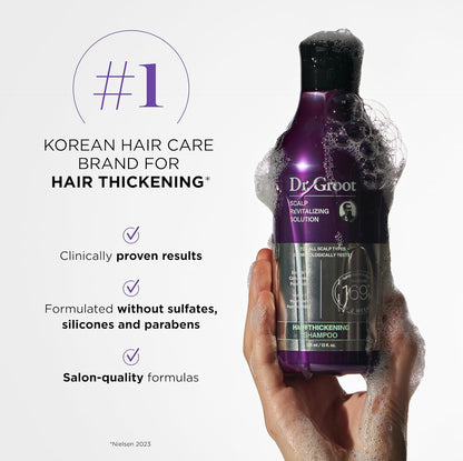Dr. Groot Thickening Serum, Shampoo, Conditioner, and Scalp Treatment Set for Hair Loss - product detail image 4