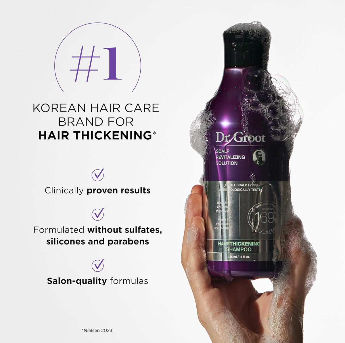 Dr. Groot Thickening Shampoo & Conditioner Set for Hair Loss - product detail image 3