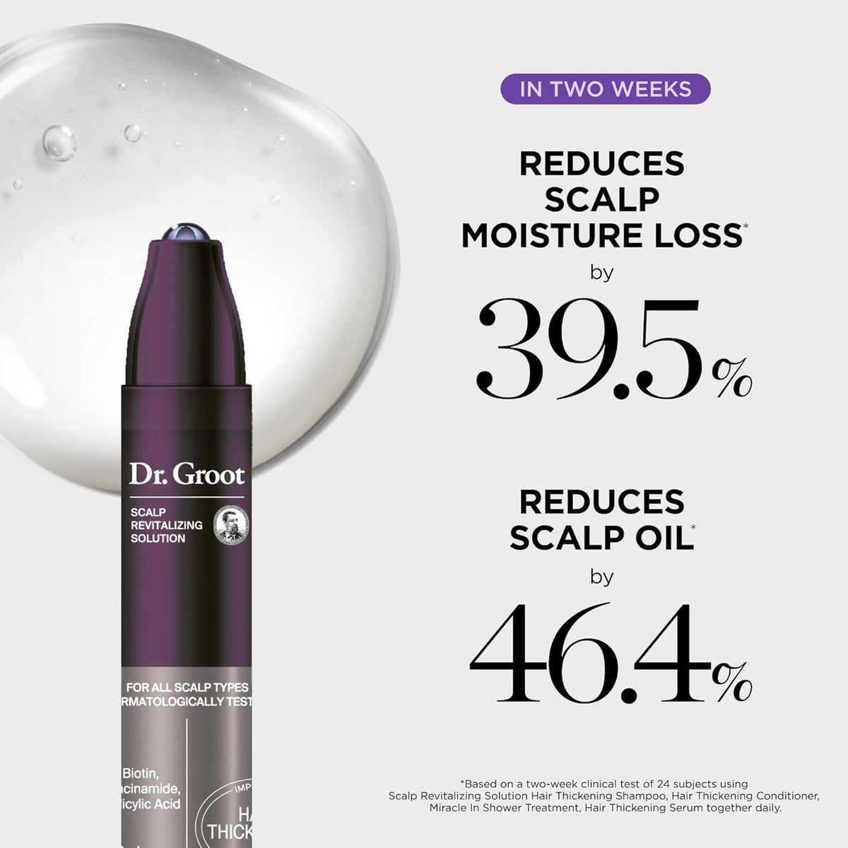 Dr. Groot Thickening Serum, Shampoo, Conditioner, and Scalp Treatment Set for Hair Loss - product detail image 5
